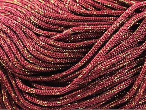 SWAN BLACK GLITTER THAI CORDINO 500G (BORDEAUX/ORO)