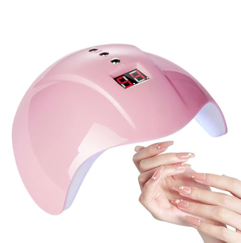 UV LED-nagellampa | 36 W UV- LED-gellampa med 4 timers – bärbara nagelskönhetstillbehör professionell tånageltork för flickor