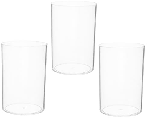 Gadpiparty Lot De 3 Porte-stylos Ronds Pour Pinceaux De Maquillage Accessoires De Bureau Porte-brosse À Cheveux Pot À Crayons Organisateurs De Bureau Esthétiques