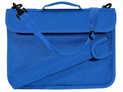 Generisch Notentasche hellblau mit Tragriemen – robuste Noten Tasche für Musikunterricht & Schule – ideal für Musikschüler, Musiker & Lehrer – wasserabweisend, langlebig, DIN A4 geeignet