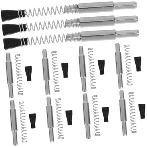 SHINEOFI 25pezzi Perni Stantuffo Per Zanzariera in Acciaio Inox Con Tappo Parte Di Zanzariera Clip Di Fissaggio Per Finestre Facile Da Installare