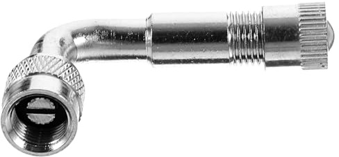 HIAKDOFT 90 Grad Verlängerungsadapter Adapter Für Auto Motorrad Roller Fahrrad Ventiladapter Mit Metallkappe