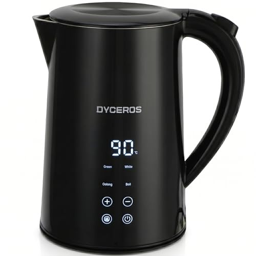 Bouilloire électrique Dyceros PureTemp Digital 2200W | Température réglable – 1,7 L – Écran tactile