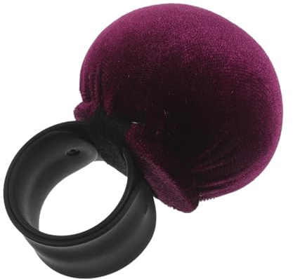 ABOOFAN Almohadilla para Agujas de Coser de Terciopelo y Algodón PP Resistente y Portátil Pulsera Organizadora para Diseñadores y Acolchado Soporte para Alfileres y Agujas Color Púrpura