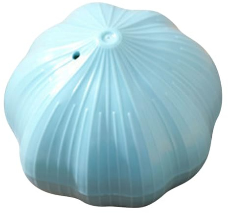 jojofuny Presse-Ail Rotatif Manuel en Plastique Bleu Clair Hachoir à Ail et Légumes Compact pour Maison et Camping Rouleau à Ail Facile à Utiliser Broyeur Polyvalent Gingembre et Poivrons