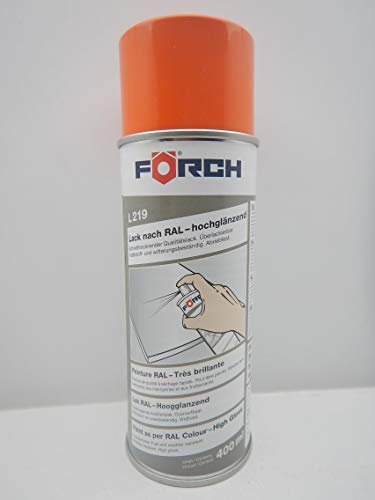 FORCH VERKEHRSORANGE ORANGE RAL 2009 Lack LACKSPRAY Spray SPRAYDOSE 400ML (1)