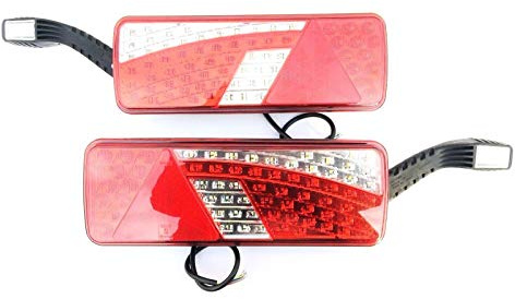 2x LED Rückleuchte mit LED Umrissleuchte für LKW Auflieger Sattelzug Anhänger