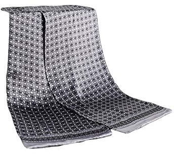 UK_Stone Halstuch Herren 100% Seide Schal Vintage Pattern Seidenschal Herrenschal,