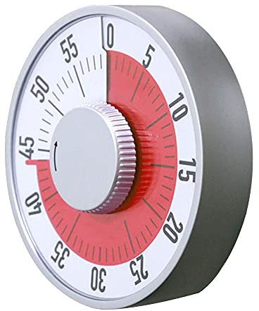 Cages 60 Minutes Mechanical Rotating Kitchen Timer Professional Stopwatch for Cooking Baking Countdown Egg Timer for Cooking Game Baking Exercise