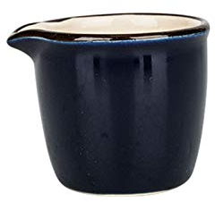 Liudan Gravy Boats Japanese-style Creamer Pot Coffee Milk Cup Maple Syrup Pot No Handle Soup Bowl Steak Western Food Juice Bucket Can Be Heated in The Microwave 60ml Sauce Jug (Color : Blue)