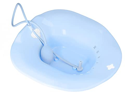 Sitzbad, Sitzbad, Universal-Squat--WC-Badesitz mit SpüLer FüR HäMorrhoiden nach der Geburt (Blau) Tägliche Pflege Für Schwangere Frauen