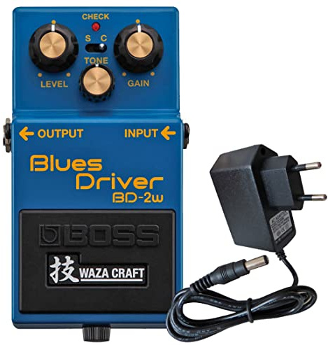 Boss BD-2W Blues Driver Waza Craft Special Edition + keepdrum Netzteil 9V