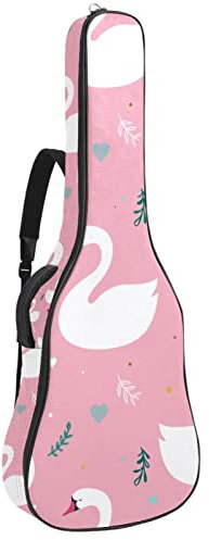 Akustikgitarrentasche Wasserdicht Gitarren Rucksack Dicke Weich Gepolstert Gelb Weiß Orange Stern Muster Nacht Konzertgitarre Tasche, Farbe8, 42.9x16.9x4.7 in, Taschen-Organizer