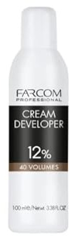 Farcom professional Seri Premium hårfärgningskräm berikad med bivax, hårfärgkräm (CREAM DEVELOPER 40 VOL (12 %) 100 ML)