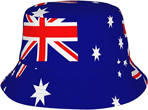 AOOEDM Bucket Hat Flagge von Australien Sonnenhut Sommermütze Fischerhut