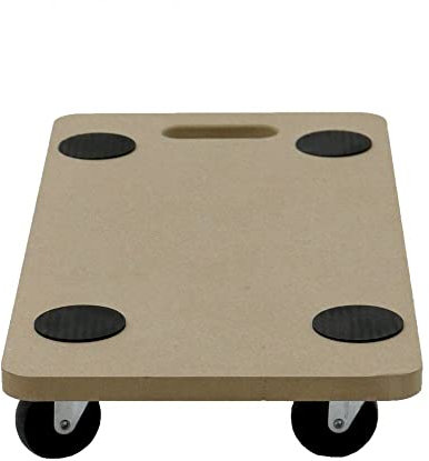 Dolly Trolley Platform 200kg Wheeled Wooden Board Transporter