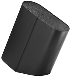 Alfredo Knife Stand, Stainless Steel, Black