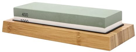 Lot de pierres à aiguiser 3000/8000 et 400/1000 aiguiseurs de couteaux double face pour couteaux de chef, couteaux de cuisine (pas occultant)