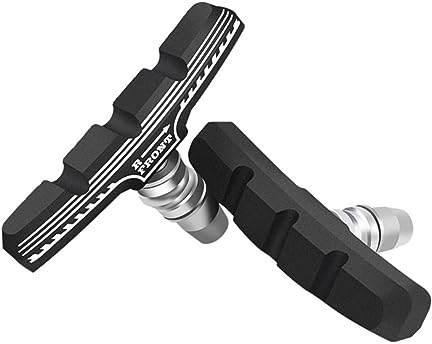 BELLIFFY Fahrradbremsbeläge aus Gummi Geräuschlos Verschleißfest Mountainbike Rennrad Bremsklötze für Felgenbremse Sports Zubehör