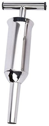 KICHOUSE Large Stainless Steel Sausage Stuffer Kit Sausage Filler Tube for Meat Filling for Home Use and Bbqs