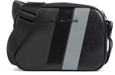 Armani Exchange Umhängetasche Herren Messanger Black, Schwarz