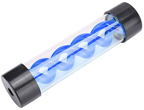 Water Tank 200MM G1/4 Thread PC Desktop Computer Cooler Accessory for Water Cooling System (Blue)