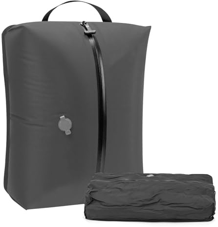 Vakuumbeutel für Kleidung Reise,IP67-wiederverwendbarer Vakuumkompressionsbeutel,Vakuumierbeutel mit Luftdichtem Ventil Reise Nylon Organizer,ideal für Koffer und Rucksäcke, leicht und langlebig