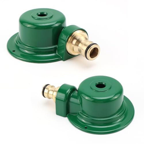 2 Pezzi Irrigatore Giardino in Metallo, Irrigatori da Giardino, Irrigatore Automatico, Sistema di Irrigazione per Prato, Copertura a 360 Gradi, per Prato, Giardino, Agricoltura, Irrigazione, ecc