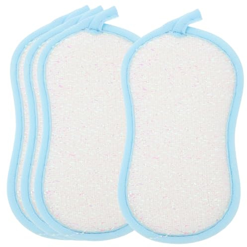 PACKOVE 6pcs Dishwasher and Pot Wiper Cleaning Sponge Kitchen Sponge Reusable for Daily Use Cleaning Accessories