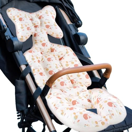 Kindersitzeinsatz - Babyschale - Kinderwagenkissen Atmungsaktive | Kinderwagenmatte Kinderwageneinlage für Kinderwagen und Kinderstühle