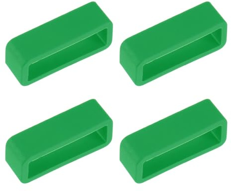 TOP-VIGOR silikon klockarmband hållare, klockarmband ögla ersättning klockarmband fästringar för smartklocka eller armband, 20mm