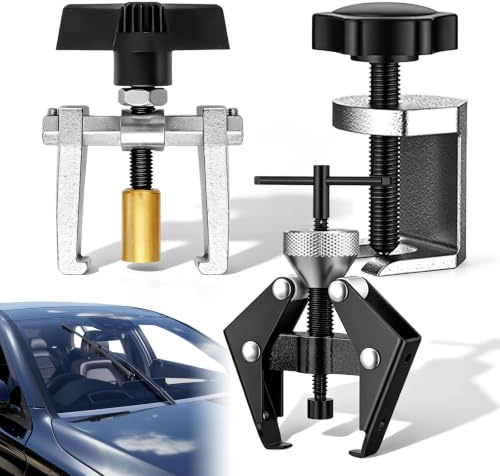 Lot De 3 Extracteur Bras Essuie Glace avec Fixes, Extracteur Essuie Glace, Extracteurs De Bras D'essuie, Arrache Essuie Glace, Extracteur De Bras Essuie Glace pour Nettoyage Vitre Auto