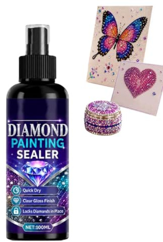 Pintura de piedras preciosas en espray de 100 ml, secado rápido, persistente