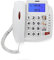 Brondi Bravo 90 LCD Telefono Fisso con tasti grandi, Bianco