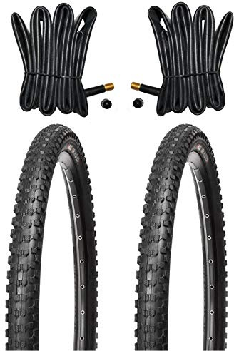2X 27.5x2.10 Reifen KUJO MTB Mr. Robsen inkl. 2X Schlauch mit Autoventilen 40 mm