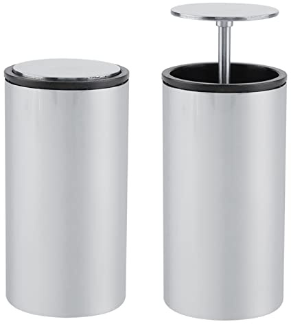 Porte-Cure-Dents Distributeur Automatique en Acier Inoxydable - Boîte de Cure-Dents Portable Style Push pour Restaurant, Maison et Hôtel avec Utilisation Facile