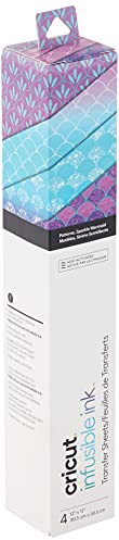 Cricut Infusible Ink Transfer Sheet Patterns, Sparkle Mermaid (4 ct)