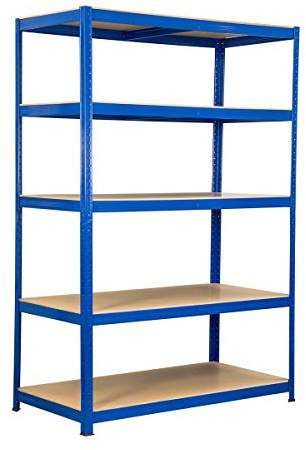 SCHMIDT security tools Schwerlastregal 180x120x60cm Steckregal 275kg pro Boden Lager-Regal belastbar mit 1375kg