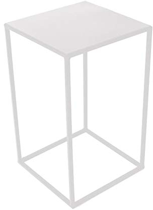 DIXIE STORE Blumenständer | Blumenbett Loft aus Metall 363 Pflanzenständer | Fantasievolles Pflanzenständer | Für Innen- und Außendekor, tollen Eindruck, Weiß