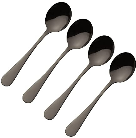 Viners 4 Piece 18/0 Grey Stainless Steel Tea Spoons Set