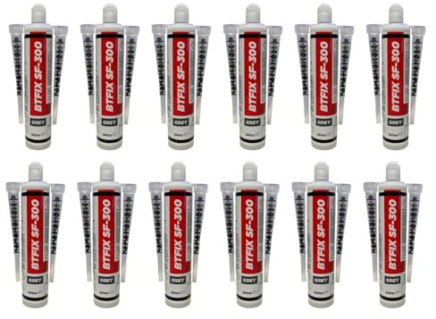 12x BTFIX SF-300 ml 2K Injektionsmörtel inkl. 24 Statikmischer