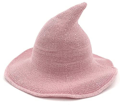 Vepoty Halloween Womens Hexenhut Breites Krempe Faltbare Spitze Cap Women's Kostüm Party Ball Hut Für Halloween Party Kostüm