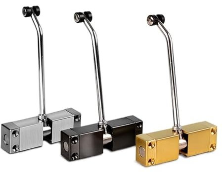 TüRschließEr 1 Stück Edelstahl Automatischer Federtürschließer Türschließvorrichtung Kann die Türschließvorrichtung Möbeltürbeschläge einstellen Automatischer TüRschließEr (Color : Gold)