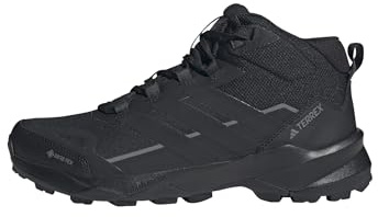 adidas Herren Terrex Skychaser AX5 Mid Gore-TEX Hiking Shoes, Core Black/Core Black/Carbon, 43 1/3 EU
