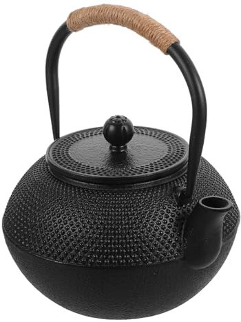 HOMOCONO Théière Japonaise Fonte Avec Infuseur Acier Inoxydable Bouilloire Sécurisée Pour Plaques à Induction Et Cuisinières Capacité Pour Moments De Partage
