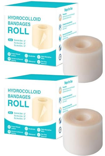 Cinta Adhesiva Para Apósitos Tiras Absorbentes Flexibles Para Quemaduras Y | Rollo De Cinta Para Cuidado De Heridas Y Apósito Cutáneo Para Adultos Cuidadores