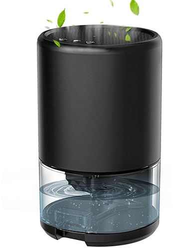 Générique Déshumidificateur Domestique, Technologie De Condensation à Semi-conducteurs, Capacité De Déshumidification De 350 ML/d, Conception Silencieuse De 36 DB, Lumière Ambiante à 7 Couleurs
