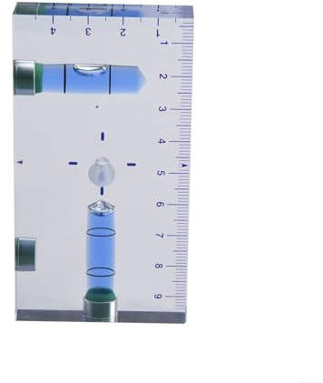 Paquete de 2 niveles de burbuja transparente con base magnética, regla de burbuja en T de dos direcciones de 95 mm para medición de precisión en proyectos de bricolaje y profesionales