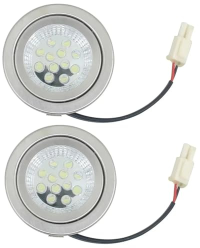Takingup Range Hood Light Bulbs 2Pcs 3W 24V Cooker Hood Light with EL Connector Energy Saving Kitchen Cooker Bulbs Replacement - Stove