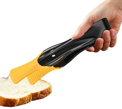 Pinces à grille- en forme de - Conception de bouche de, pinces à nourriture en silicone, poignée antidérapante | Ustensiles de cuisine lavables au lave-vaisselle de précision de conception à becc